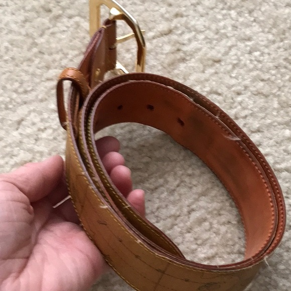 ALVIERO MARTINI UNISEX "GEO CLASSIC" BELT. Size 85 - Picture 6 of 8